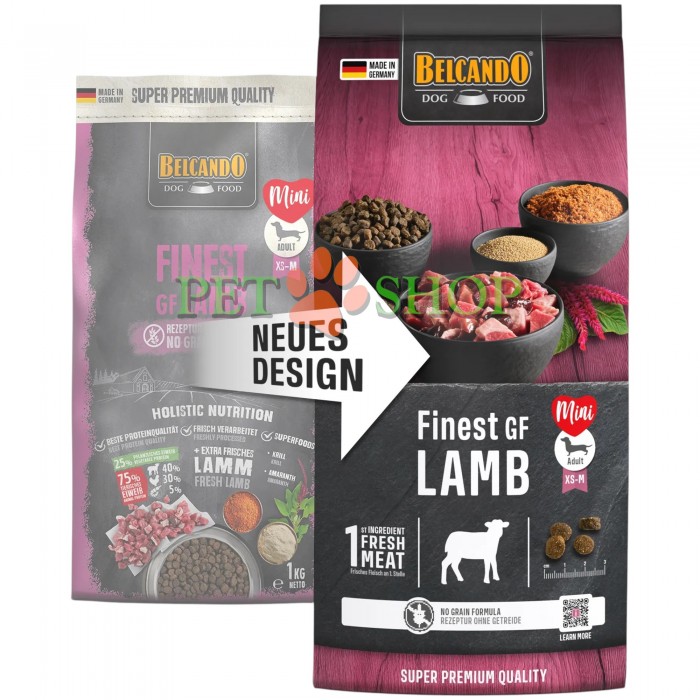<p><strong>Сухой корм Belcando Finest GF Lamb с ягненком беззерновой для взрослых собак мелких и средних пород</strong></p>