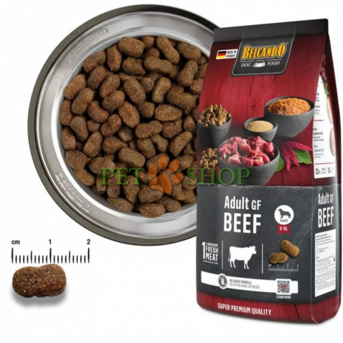 <p><strong>Сухой корм Belcando Adult GF Beef сухой&nbsp;беззерновой суперпермиум корм&nbsp;с говядиной для взрослых собак с нормальным уровнем активности, 1 кг на развес</strong></p>