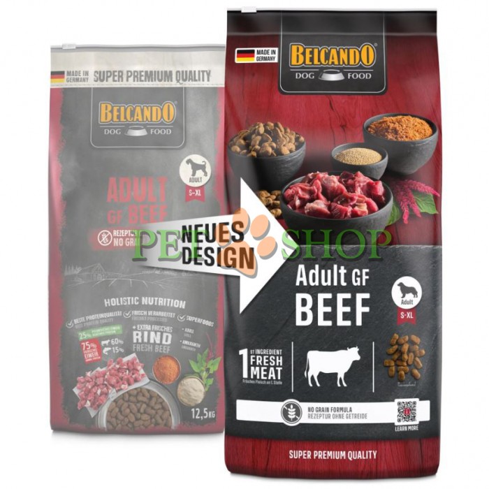<p><strong>Сухой корм Belcando Adult GF Beef сухой&nbsp;беззерновой суперпермиум корм&nbsp;с говядиной для взрослых собак с нормальным уровнем активности, 1 кг на развес</strong></p>