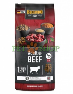 <p><strong>Сухой корм Belcando Adult GF Beef сухой&nbsp;беззерновой суперпермиум корм&nbsp;с говядиной для взрослых собак с нормальным уровнем активности.</strong></p>