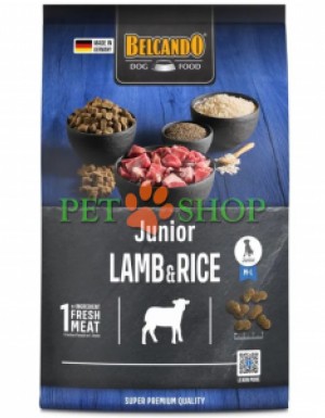 <p><strong>Belcando Junior Lamb, Rice 4 kg - Гипоаллергенный&nbsp;корм супер-премиум класса для щенков всех пород с ягненком и рисом</strong></p>