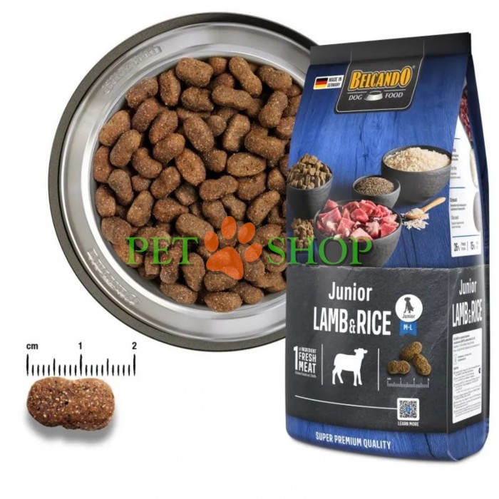 <p><strong>Belcando Junior Lamb, Rice 4 kg - Гипоаллергенный&nbsp;корм супер-премиум класса для щенков всех пород с ягненком и рисом</strong></p>
