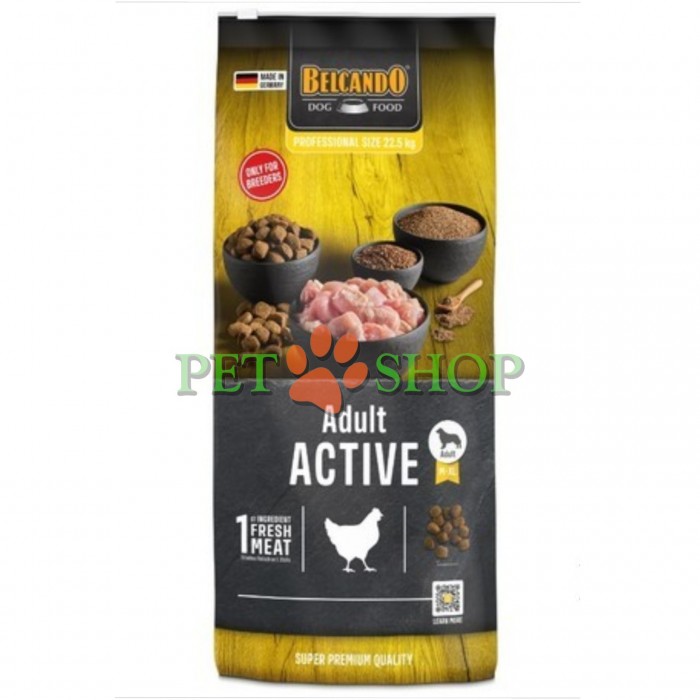 <p><strong>Belcando Adult Active &ndash; hrană uscată pentru c&acirc;ini adulți activi</strong></p>