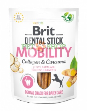 <p><strong>Снеки Brit Care Dental Stick Mobility с коллагеном и курицей для ежедневного ухода за зубами собак. Заботятся о здоровье суставов, хрящей, сухожилий и связи любимцев.</strong></p>