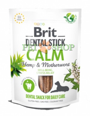 <p><strong>Лакомство для собак Brit Dental Stick Calm с коноплей и пустырником. Хорошее самочувствие, снятие стресса.</strong> <strong>Упаковка: 7 шт</strong></p>