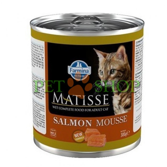 <p><strong>Полнорационный влажный корм для взрослых кошек с лососем 300 грамм</strong></p>