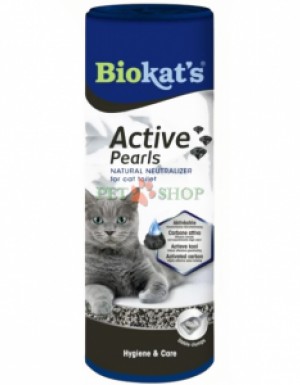 <p><strong>Biokat&rsquo;s Active Pearls</strong> естественным образом улучшают поглощение запахов в кошачьем наполнителе. Это достигается благодаря высокоэффективному активированному углю, который они содержат.</p>