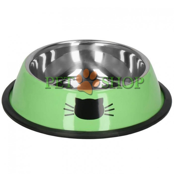 <p><strong>Bol metalic pentru pisici, Culori diferite: 15.5*11.5*3.8 cm.</strong></p>
