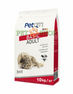 <p><strong>PetQM Basic Adult это сбалансированный полнорационный корм, который был специально разработан для взрослых кошек.</strong></p>