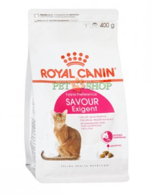 <p><strong>Royal Canin Savour Exigent - корм для кошек, привередливых к ВКУСУ продукта 400 грамм</strong></p>