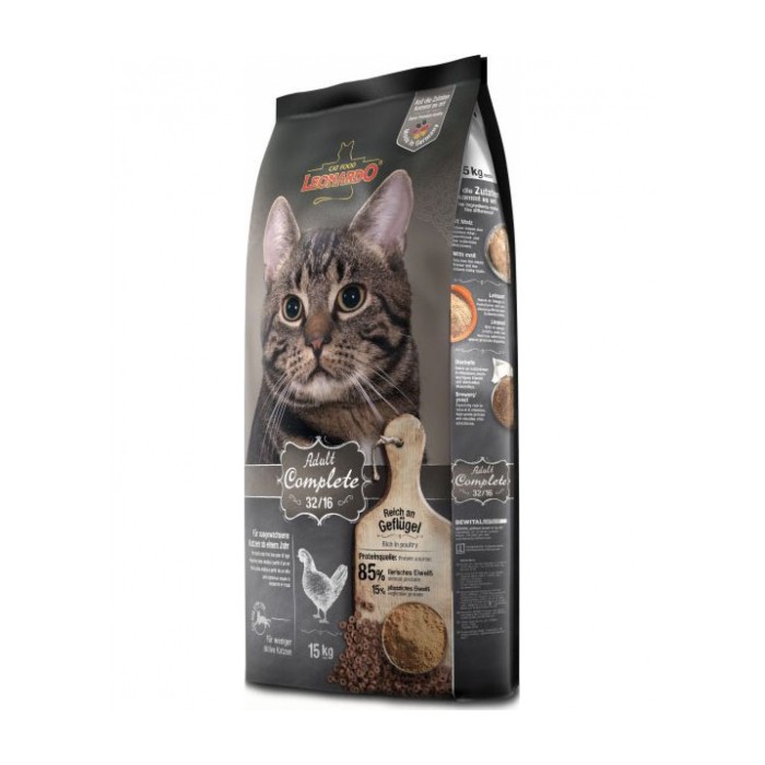 <p><strong>Сухой корм Leonardo Adult Сomplete 32/16 для взрослых кошек с пониженной активностью с птицей, 1 кг на развес.</strong></p>