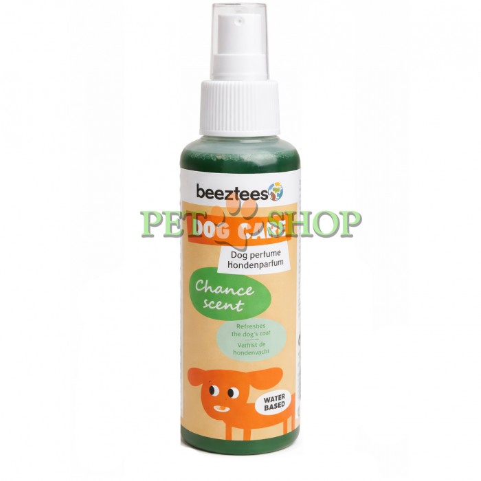 <p><strong>Beeztees парфюм для собак CHANCE 150 ml с нежным и изысканным ароматом, напоминающим популярные духи Chanel Chance.</strong></p>
