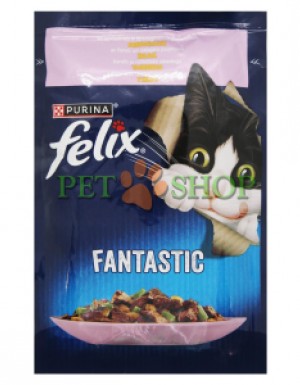 <p><strong>Felix Форель и зеленая фасоль аппетитные кусочки в желе для кошек (пауч),&nbsp;85 гр</strong></p>