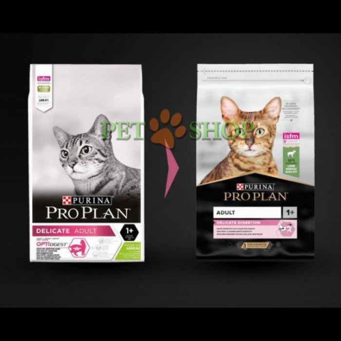 <p><strong>Pro Plan Delicate для взрослых кошек с чувствительным пищеварением, с ягненком</strong></p>