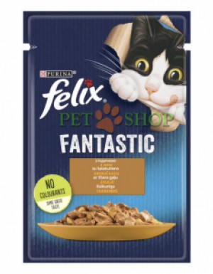 <p><strong>Консервы для кошек Purina Felix Аппетитные кусочки, индейка, пауч, 85 гр</strong></p>