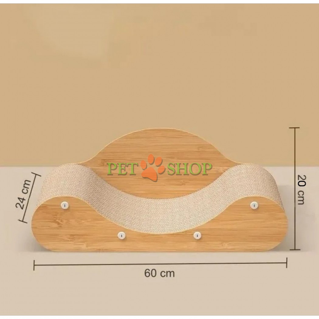 <p><strong>Canapea din carton pentru zg&acirc;riat, pentru pisici (60 &times; 24 &times; 20 cm)</strong> &ndash; este combinația ideală dintre un element elegant de decor și o zonă funcțională pentru odihnă și &icirc;ngrijirea ghearelor animalului dumneavoastră de companie. Datorită formei ergonomice curbate, aceasta devine rapid locul preferat al pisicii at&acirc;t pentru joacă activă, c&acirc;t și pentru un somn odihnitor.</p>